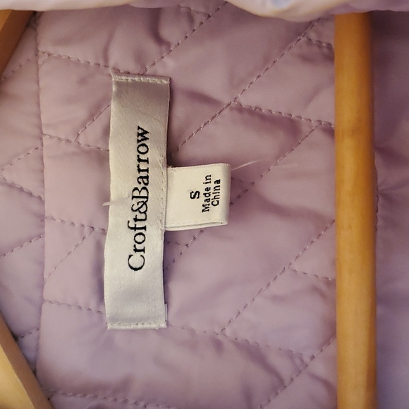 Croft & Barrow light purple quilted vest - Picture 4 of 6